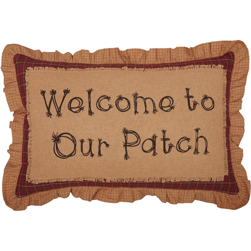 Landon Welcome to Our Patch Pillow 14x22