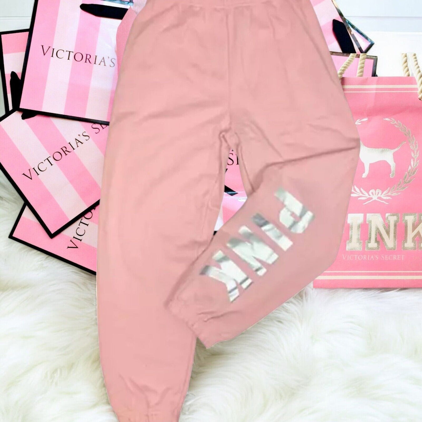 Pink Victoria’s Secret Pants, Sweats, Leggings