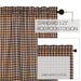 Bingham Star Valance Plaid 16x72