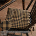 Black Check Chair Pad