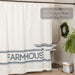 Sawyer Mill Blue Farmhouse Shower Curtain 72x72