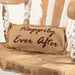 Burlap Natural Pillow Happily Ever After 7x13