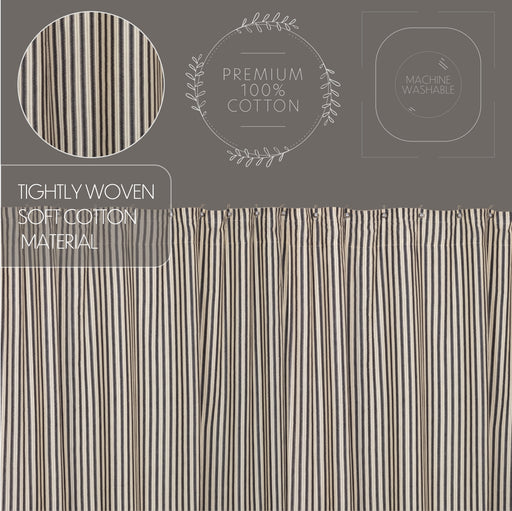 Ashmont Ticking Stripe Shower Curtain 72x72