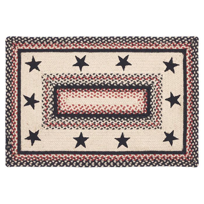 Colonial Star Jute Rug Rect w/ Pad 20x30