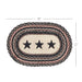 Colonial Star Jute Oval Placemat 12x18