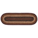 Beckham Jute Stair Tread Oval Latex 8.5x27