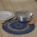 Great Falls Blue Jute Trivet 15