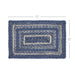 Great Falls Blue Jute Rect Placemat 10x15