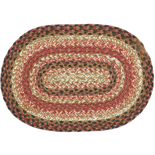 Ginger Spice Jute Oval Placemat 10x15