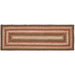 Ginger Spice Jute Rect Runner 13x36