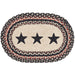 Colonial Star Jute Oval Placemat 10x15