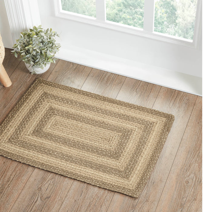 Cobblestone Jute Rug Rect w/ Pad 20x30