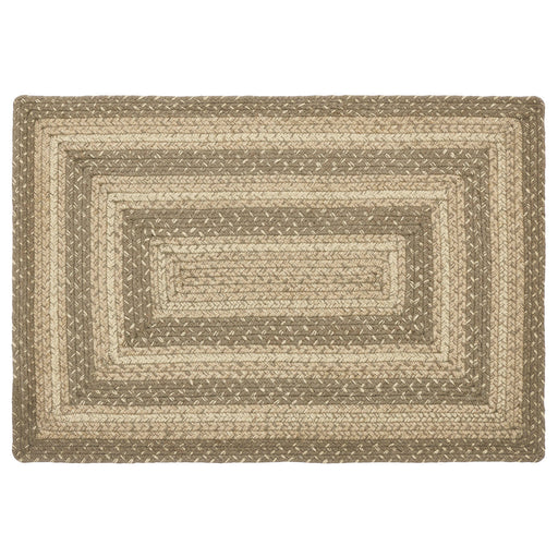 Cobblestone Jute Rug Rect w/ Pad 20x30