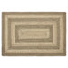 Cobblestone Jute Rug Rect w/ Pad 20x30