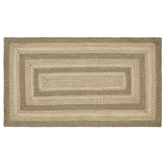 Cobblestone Jute Rug Rect w/ Pad 27x48