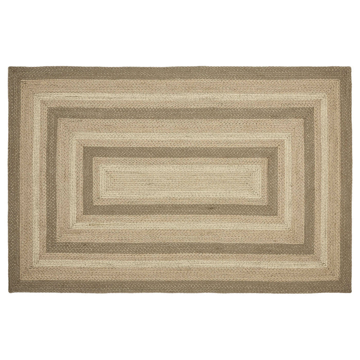 Cobblestone Jute Rug Rect w/ Pad 60x96