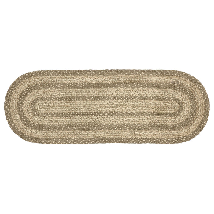 Cobblestone Jute Oval Runner 13x36