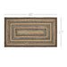 Espresso Jute Rug Rect w/ Pad 27x48