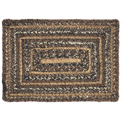 Espresso Jute Rect Placemat 10x15