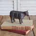 Rustic Cow Figurine - Box of 4