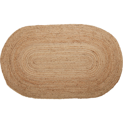 Natural Jute Rug Oval w/ Pad 36x60