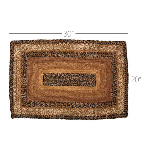 Kettle Grove Jute Rug Rect w/ Pad 20x30