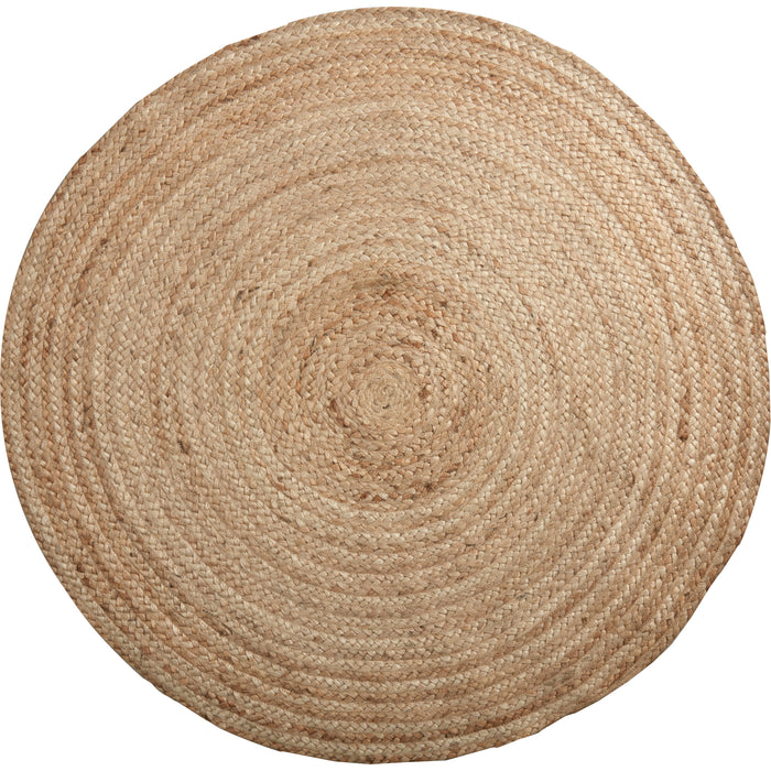 Harlow Jute Rug w/ Pad 3ft Round