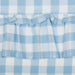 Annie Buffalo Blue Check Ruffled Shower Curtain 72x72