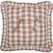 Annie Buffalo Portabella Check Ruffled Fabric Pillow 18x18