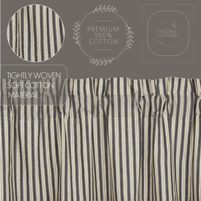 Ashmont Ticking Stripe Swag Set of 2 36x36x16