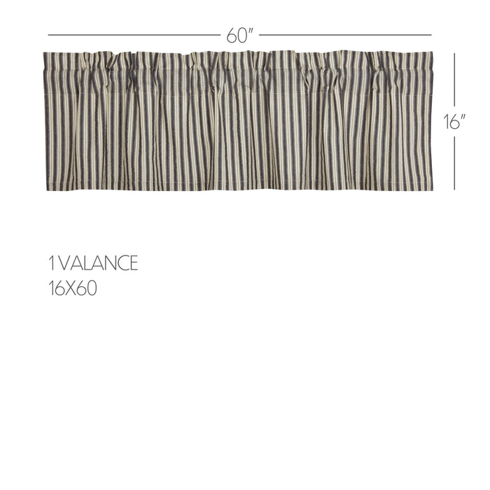 Ashmont Ticking Stripe Valance 16x60