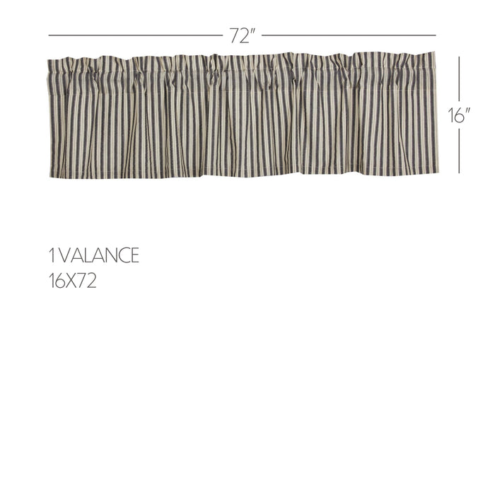 Ashmont Ticking Stripe Valance 16x72