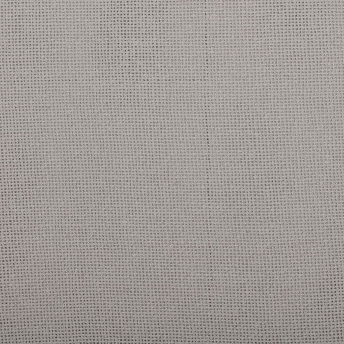 Burlap Dove Grey Fringed King Bed Skirt 78x80x16