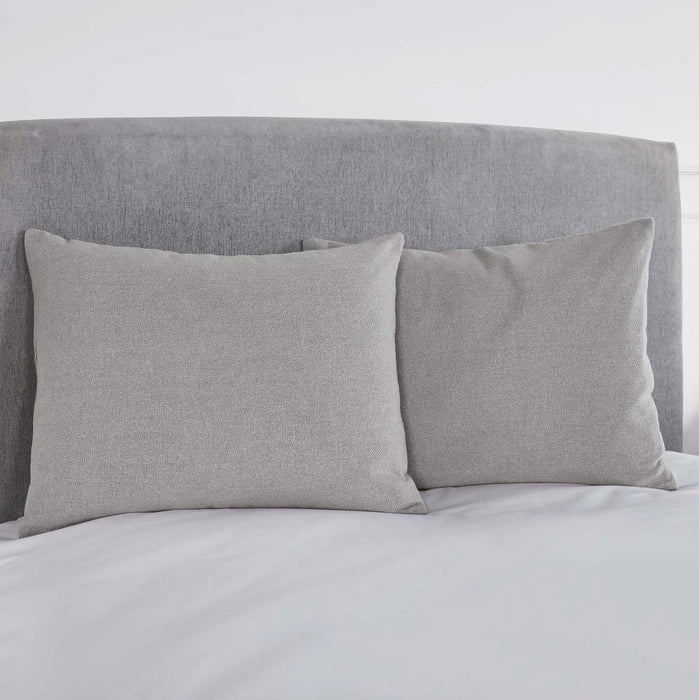 Burlap Dove Grey Standard Sham 21x27