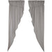 Burlap Dove Grey Prairie Long Panel Set of 2 84x36x18