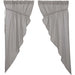 Burlap Dove Grey Prairie Short Panel Set of 2 63x36x18