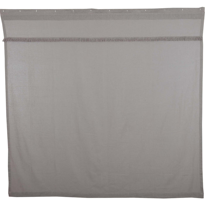 Burlap Dove Grey Shower Curtain 72x72