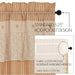 Camilia Ruffled Valance 19x72