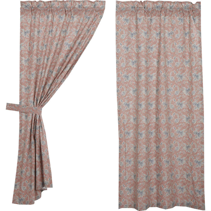 Kaila Floral Short Panel Set of 2 63x36