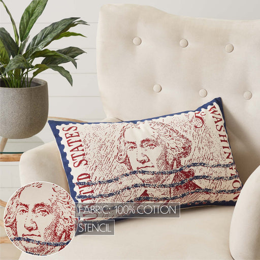 George Washington Pillow 14x22