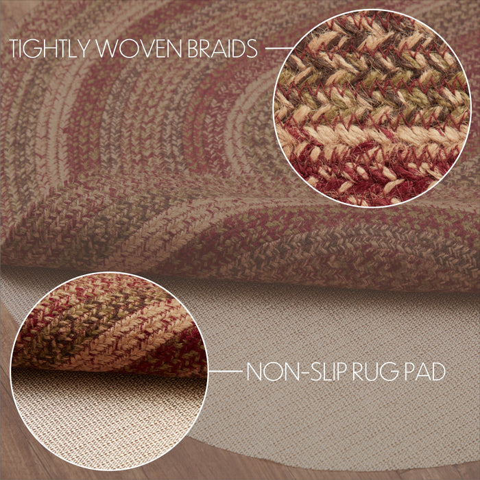 Cider Mill Jute Rug Oval w/ Pad 36x60