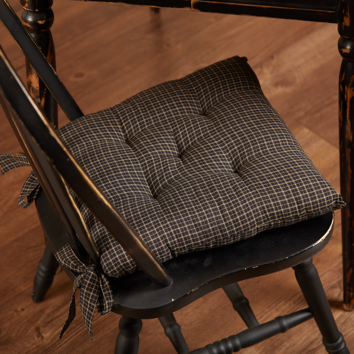 Kettle Grove Plaid Chair Pad