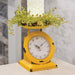Sunflower Yellow Old Town Scale Clock