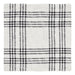 Black Plaid Fabric Pillow Cover 18x18