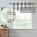 Black Plaid Valance 19x60