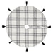 Black Plaid Tree Skirt 55