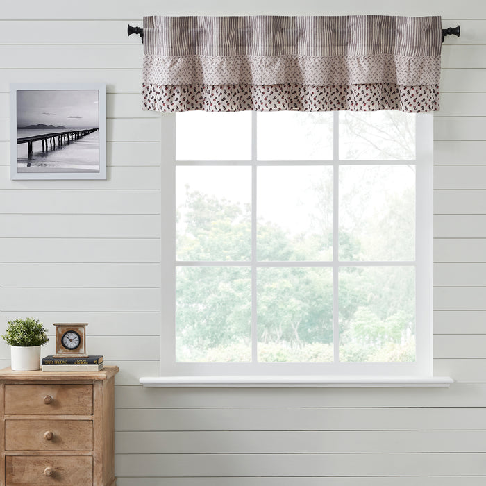 Florette Ruffled Valance 16x60