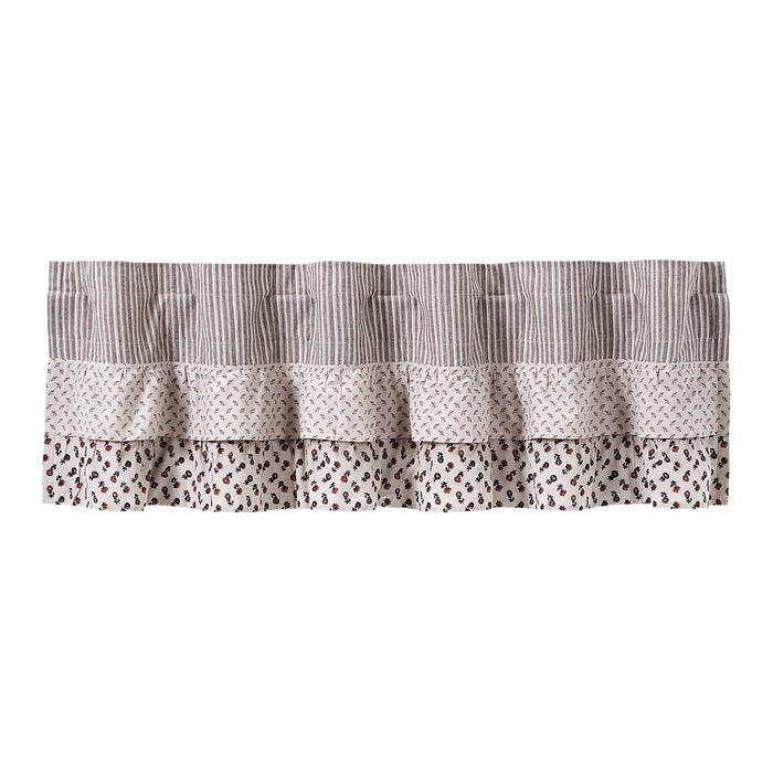 Florette Ruffled Valance 16x60