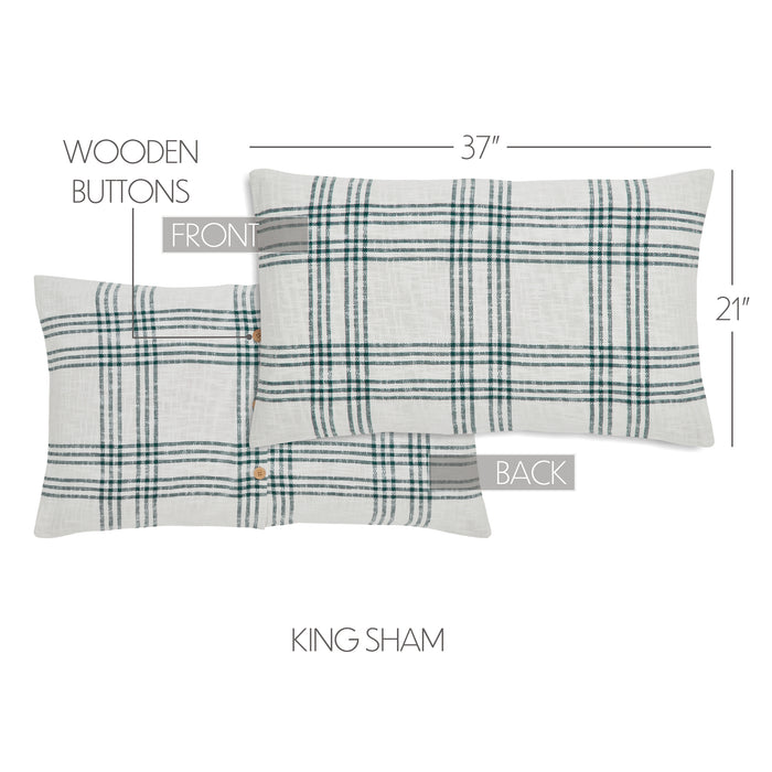 Pine Grove Plaid King Sham 21x37