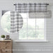 Sawyer Mill Black Plaid Valance 16x60